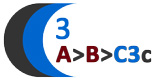 Logo A>B>C3c